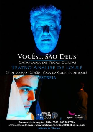 cartaz Vocês São Deus - Cataplana de Peças Curtas