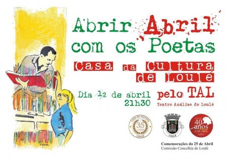 12 Abril 21:30H na Casa da Cultura de Loulé