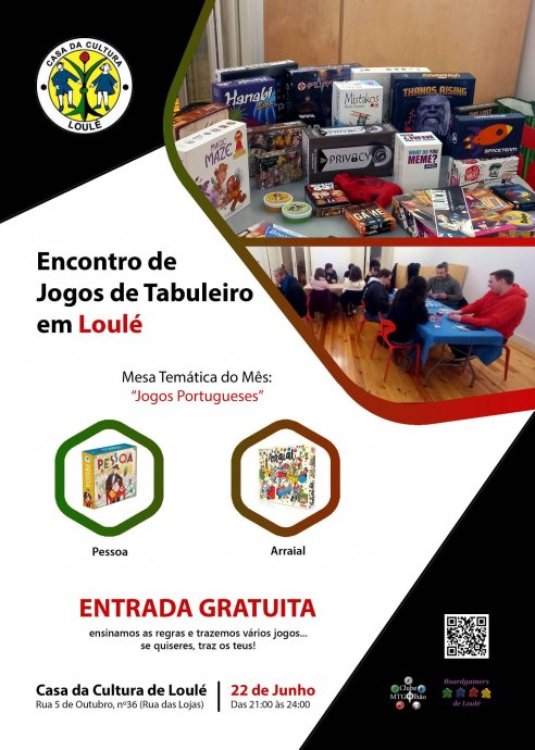 BOARD GAMERS DE LOULÉ ENCONTRO DE JUNHO