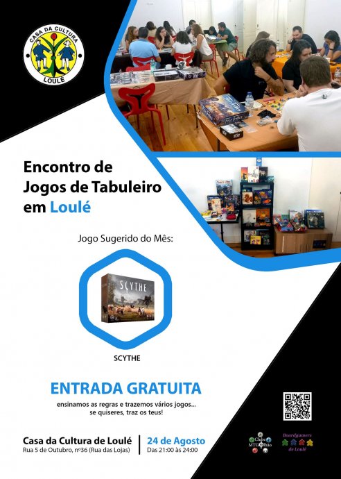 BOARDGAMERS LOULÉ ENCONTRO DE AGOSTO