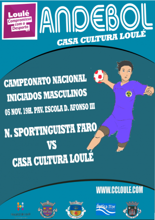 Andebol casa da Cultura de Loulé 05 nov 