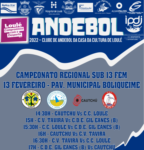 Andebol Casa da Cultura de Loulé 13 Fev 2022