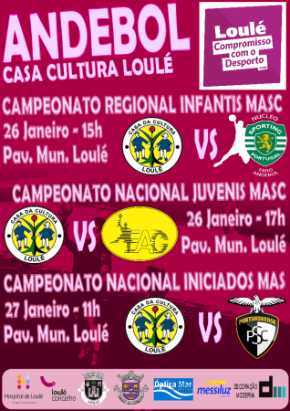 Andebol CC Loule 26 e 27 Janeiro 2019