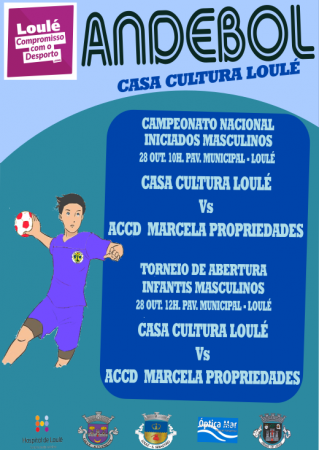 andebol casa cultrura loulé 28 outubro