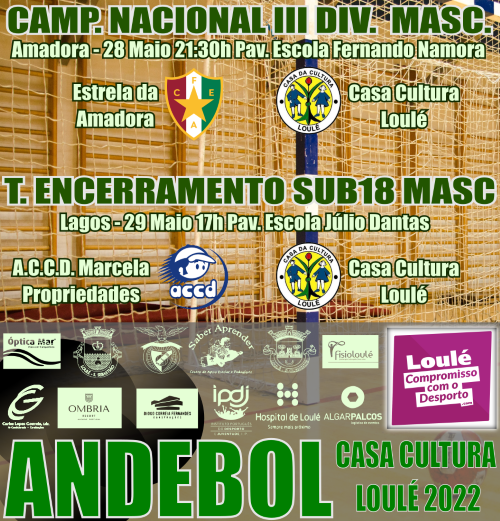 Andebol CC Loulé  28 e 29 Maio