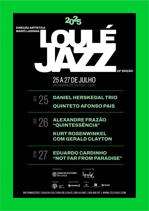 Cartaz Loulé JAzz 2025 Cartaz Loulé Jazz 2025