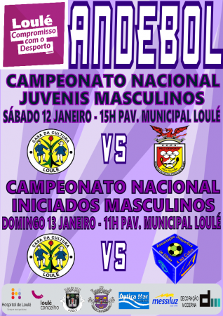 Andebol ccl loule 12 e 13 janeiro 2019