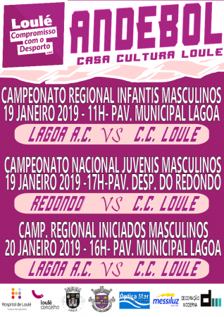 Andebol CC Loulé 19 e 20 Janeiro 2019