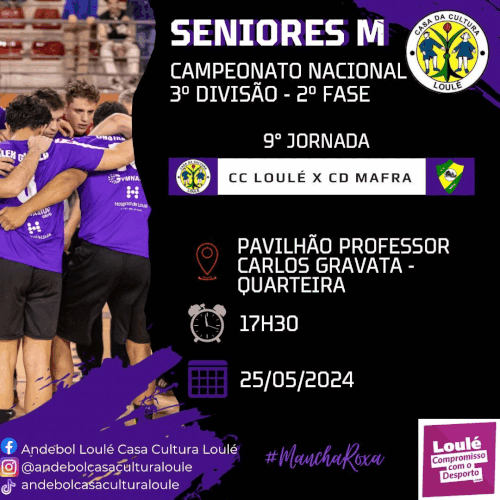 ANDEBOL  CASA CULTURA LOULÉ 25 E 26 MAIO 2024