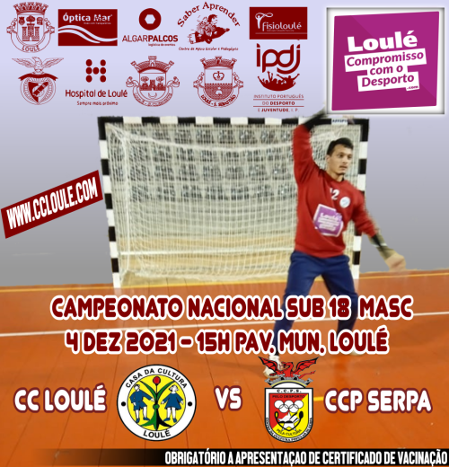 ANDBOL LOUlÉ 04 DEZ 2021 CCLoule Vs CCP Serpa