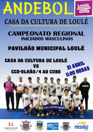 Andebol Casa da Cultura de Loulé 21 Abril 2018