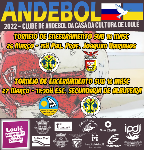 Andebol CC Loule 26 e 27 Março 2022