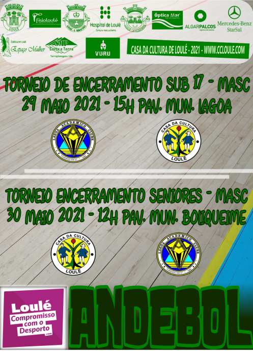 ANDEBOL 29 E 30 MAIO