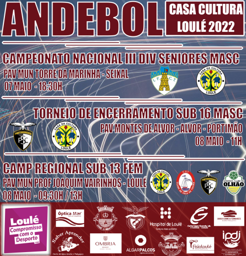 Andebol CC Loulé 7 e 8 Maio