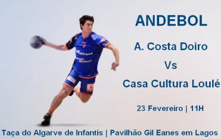 Taça Algarve infantis ACD VS CCL 23 Fev. 11H Pav. Gil Eanes