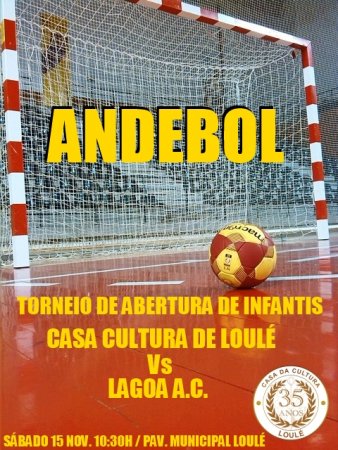 Andebol 15 Nov 10:30H Pavilhão Municipal Loulé CCC Vs LAC