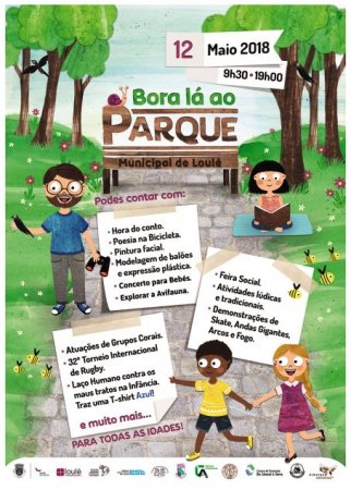 cartaz Bora lá ao Parque 2018