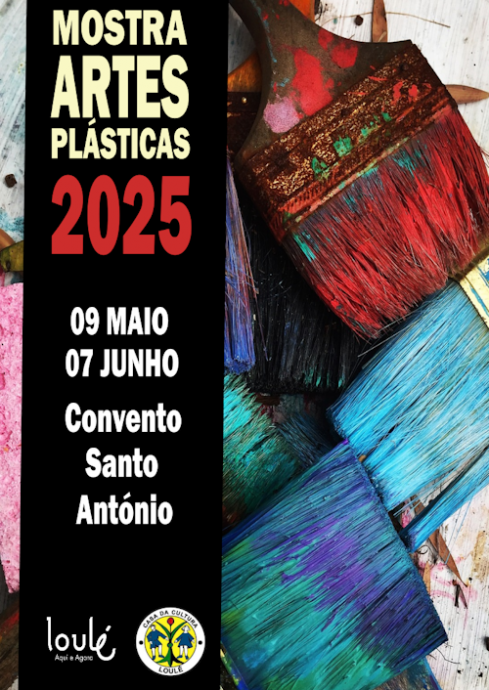 cartaz Mostra Artes Plásticas Casa Cultura Loulé 2025