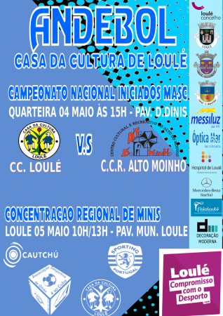 Cartaz andebol loule 04 e 05 Maio