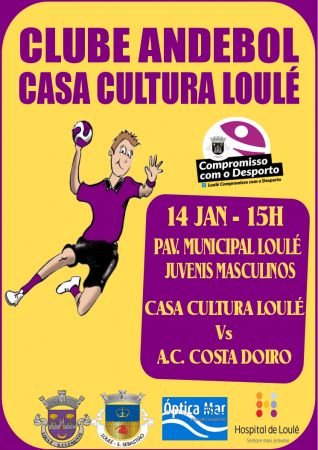 cartaz 14 Andebol Casa Cultura Loulé