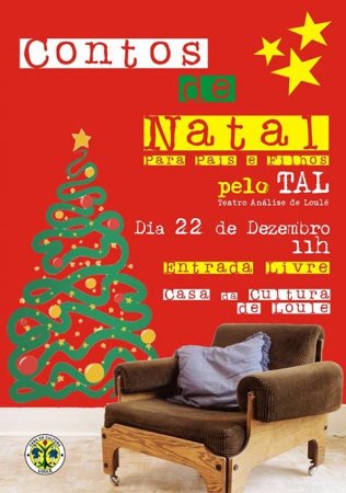 Contos de Natal para Pais para Filhos | Dia 22 de Dezembro 11H na Casa da Cultura