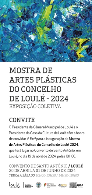 CONVITE INAUGURAÇÃO MOSTRA DE ARTES PLÁSTICAS