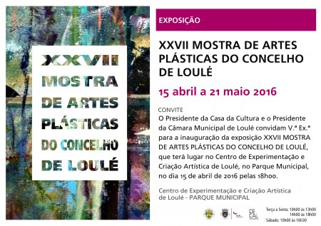 Convite inauguração Mostra de Artes Plásticas 15 Abril 18H Edf. CECAL