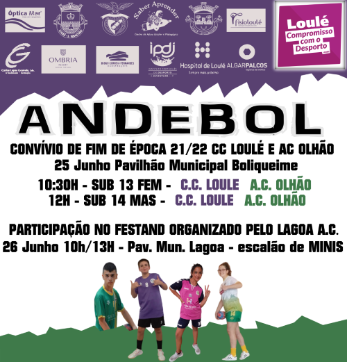 ANDEBOL 25 e 26 JUNHO