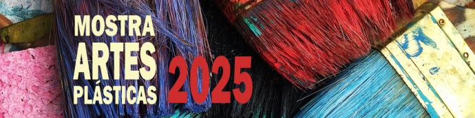 Banner mostra artes plásticas 2025 Casa Cultura Loulé