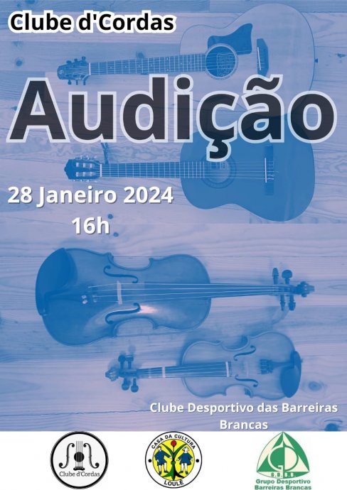 AUDIÇÃO DO CLUBE D' CORDAS - 28 JANEIRO