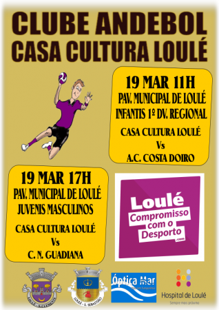 caraz jogos andebol casa da cultura loulé 19 Março