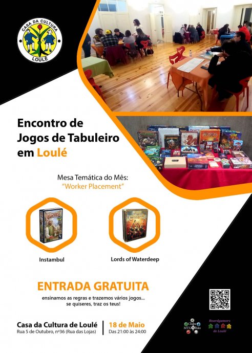 BOARD GAMERS DE LOULÉ ENCONTRO DE MAIO